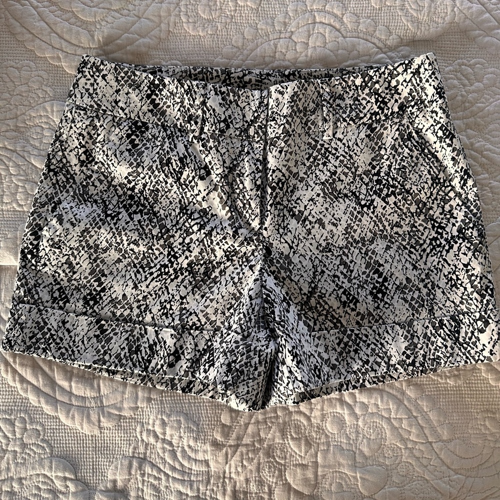 Snake Print Shorts Size 6